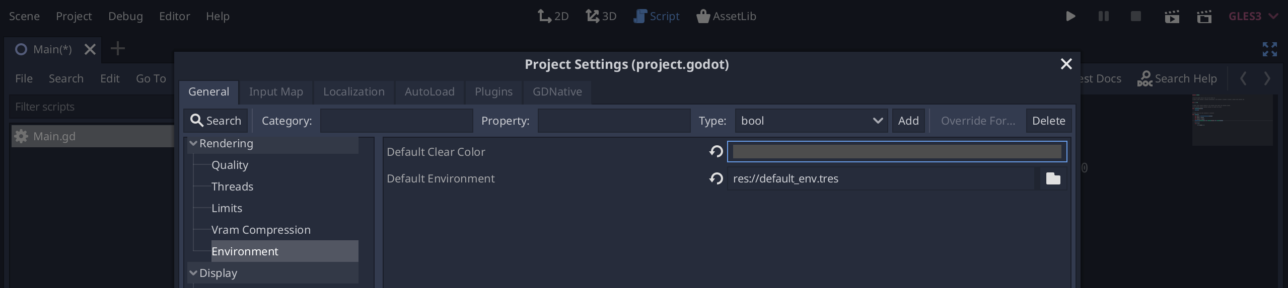 Godot Screen Color