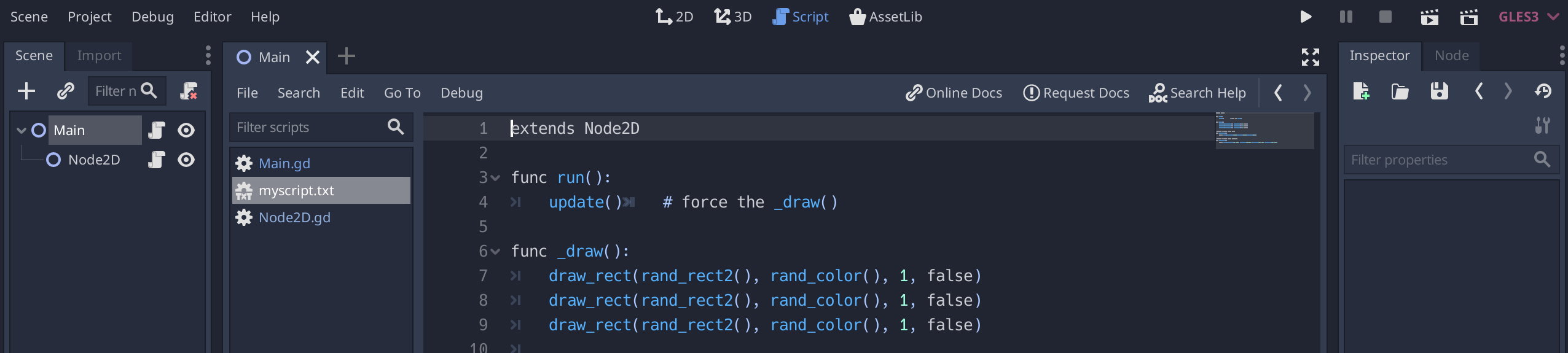 Dynamic Script in Godot